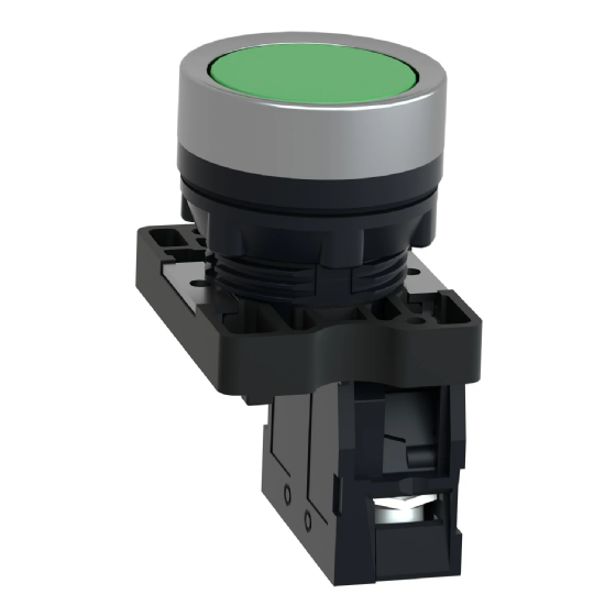 Botão de Pulso Schneider Easy GX2 22mm VD 1NA XA2EA31