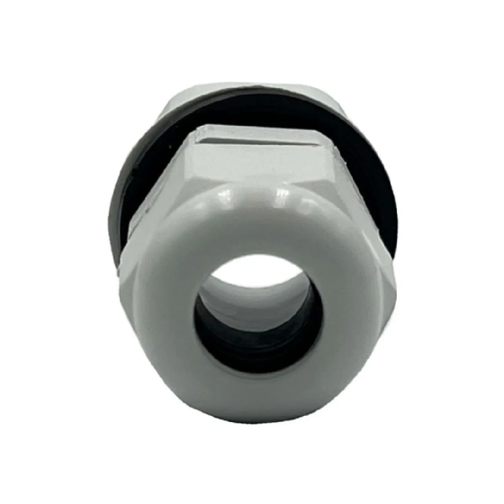 Prensa Cabo Steck PVC Cinza Rosca BSP 3/8" Curta. Cód: S851CI