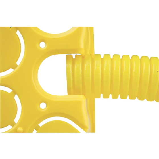 Caixa PVC 4x4 Amarela p/ Embutir 57500/072