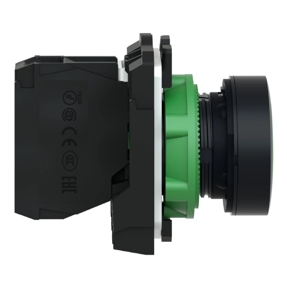 Botão Impulso Schneider Harmony XB5 Plástico Verde 1NA. Cód: XB5AA31