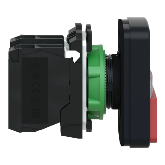 Botão Duplo Schneider Harmony XB5 Plástico Iluminado 220V 1NA+1NF. Cód: XB5AW73731M5