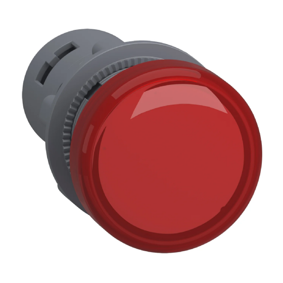 Sinaleiro LED Schneider Easy Harmony XA2 Vermelho 24V. Cód: XA2EVB4LC