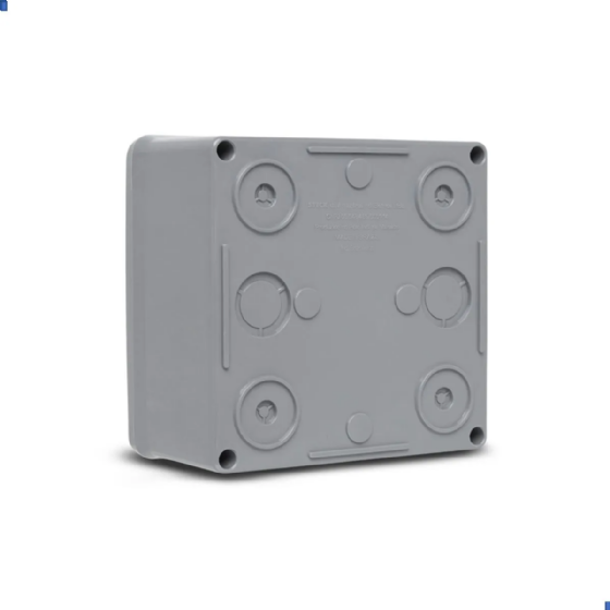 Caixa de Passagem Steck ICE IP65 100x100x60mm. Cód: S107