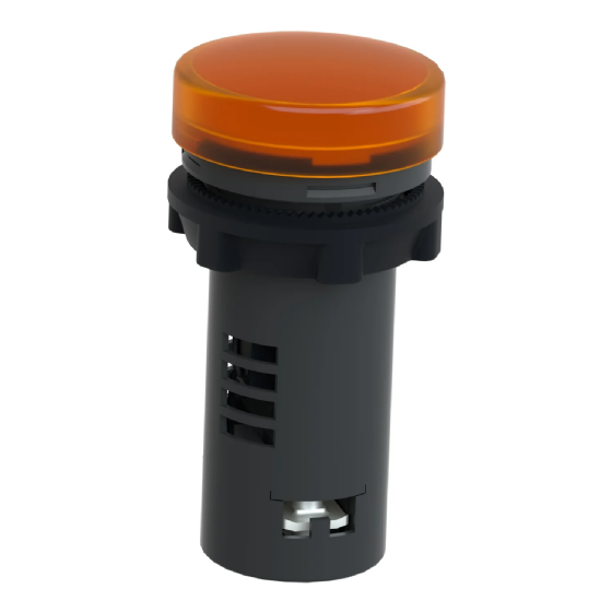 Sinaleiro Monobloco Schneider LED Laranja 220V 22mm XA2EVM5LC