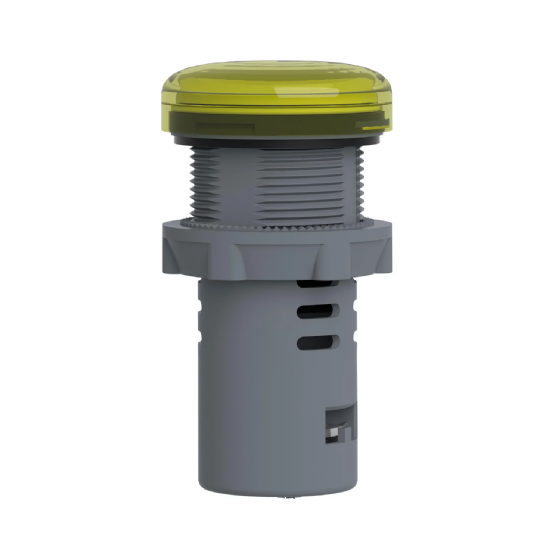 Sinaleiro LED Schneider Easy Harmony XA2 Amarelo 220V. Cód: XA2EVM8LC